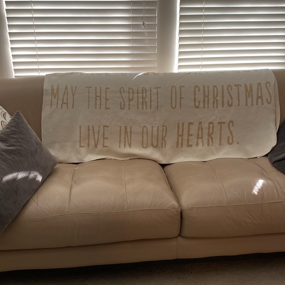 Holiday Christmas  Blessings Throw Blanket 50 x 60. NWOT - Picture 6 of 6